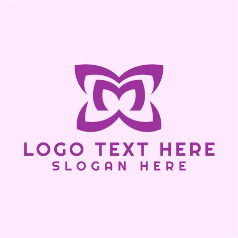 Purple Petal Letter M Logo | BrandCrowd Logo Maker