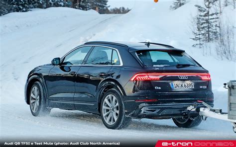 Plug-In Hybrid Audi Q8 Test Mule Spied - e-tron connect