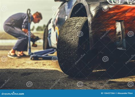 Preparing of Sport Car for Drift Race Stock Photo - Image of screwdriver, automobile: 136437366