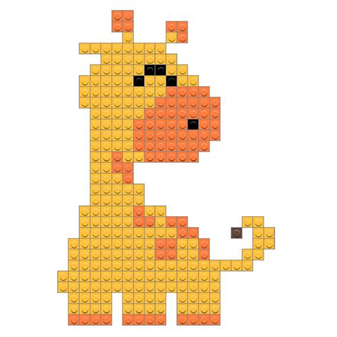 Giraffe | Pixel art design, Pixel art, Giraffe