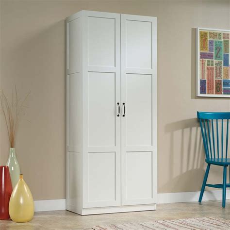 Sauder Select Storage Cabinet, White Finish - Walmart.com - Walmart.com