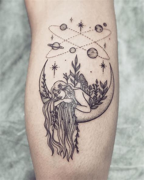 Tattoo inspo 🧚‍♂️🔮 🌙 @t.radz | Hippie tattoo, Virgo tattoo designs, Tattoos