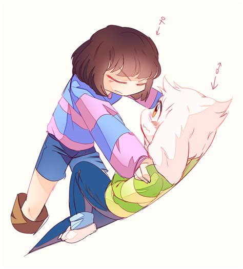 frisk x asriel by dearmydeer on DeviantArt