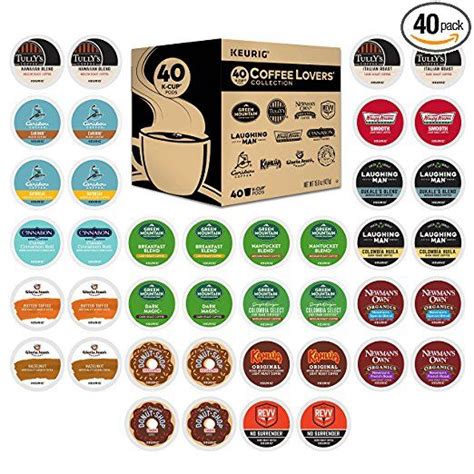 Keurig Coffee Lovers' Collection Sampler Pack, Single-Serve K-Cup Pods ...