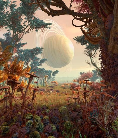 "Superhabitable Planet" by MathewBorrett.com | Fantasy landscape, Environment concept art ...