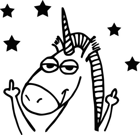 Unicorn With Stars SVG Digital Download - Etsy