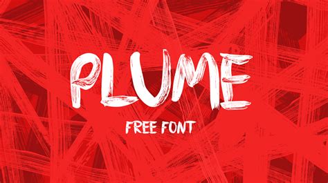 PLUME - Free Brush Font on Behance