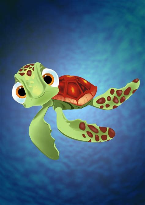 Finding Nemo - Squirt - Movie Art Prints