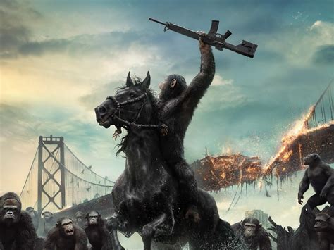 wallpaper dawn of the planet of the apes, caesar, andy serkis HD ...