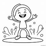 Happy Stick Figure Dancing Coloring Page 61214 48449 sketch template
