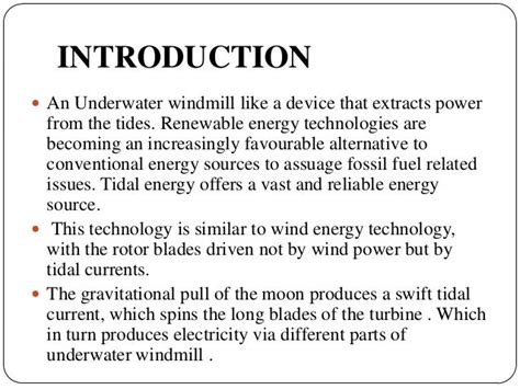 Underwater windmill