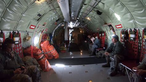 Interior of KC-135 in flight - YouTube