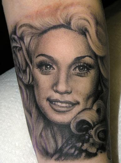 Dolly tat by Kat Von D | Picture tattoos, Dolly parton tattoos ...