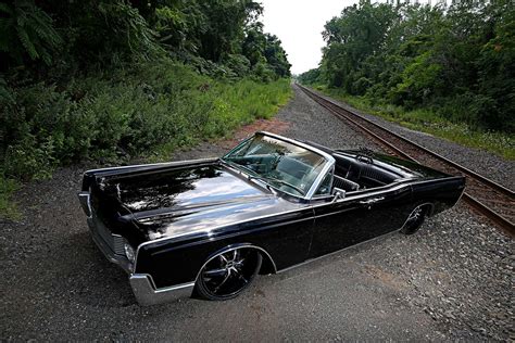 1966 lincoln continental convertible driver side view - Lowrider