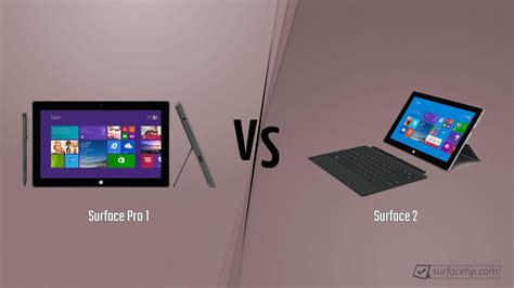 Surface Pro 1 vs. Surface 2 - Detailed Specs Comparison