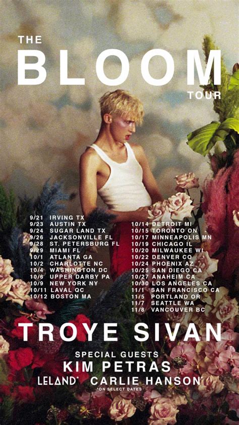 Troye Sivan Announces 'Bloom' Tour On Twitter & Talks Taylor Swift ...