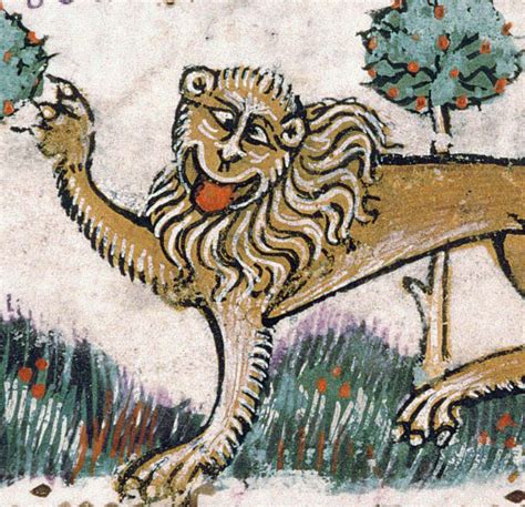 Medieval Artists Were Really Bad At Drawing Lions