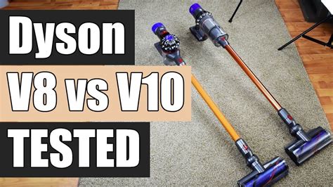 Dyson V8 vs Dyson V10 - Detailed Tests and Comparison - YouTube