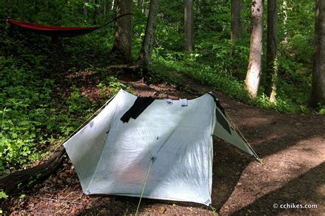 Camping at Twin Falls in Pisgah National Forest