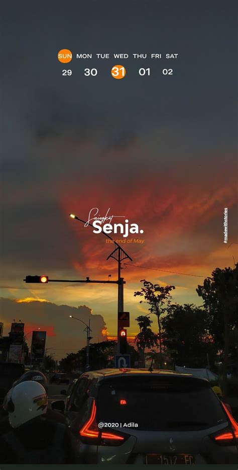 typography ig story; sesingkat senja #madewithstories | Inspirasi tipografi, Pengeditan foto ...