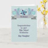 High School Graduation Card for Step Daughter | Zazzle