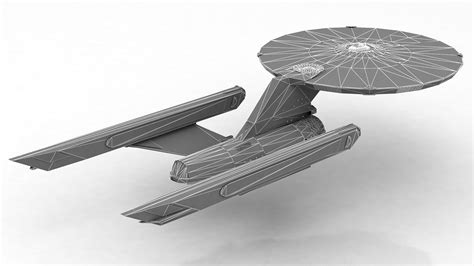 star trek enterprise 3D model 3D model | CGTrader