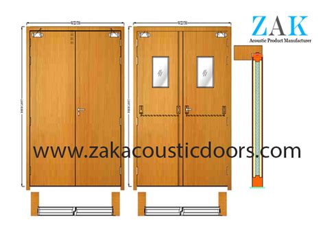 Fire Rated Wooden Door, Manufacturer, Supplier, India | ZAK ACOUSTIC DOORS