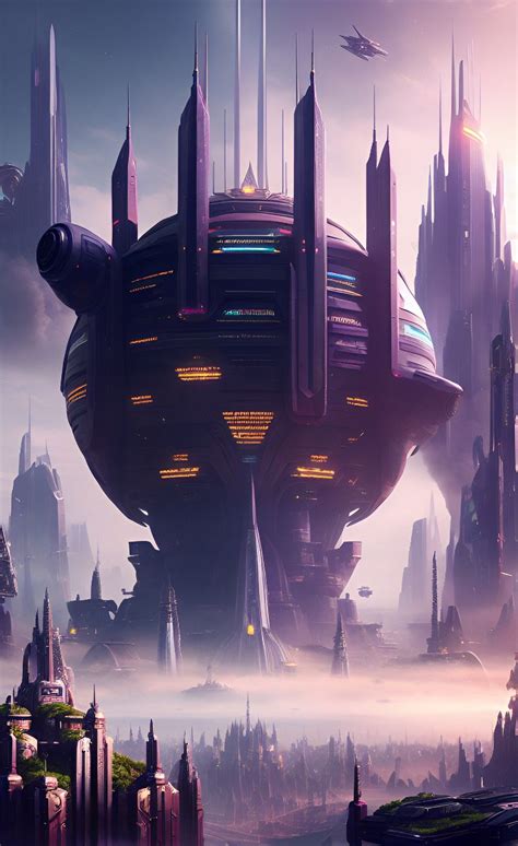 Pin on Futuristic City & Other Sci-Fi - Concept Art | Futuristic city ...