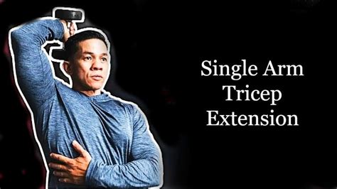 Complete Beginner Guide To One Arm Tricep Extension