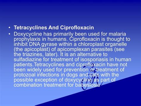 Antiprotozoal drugs classification,mechanism of action uses and adverse ...