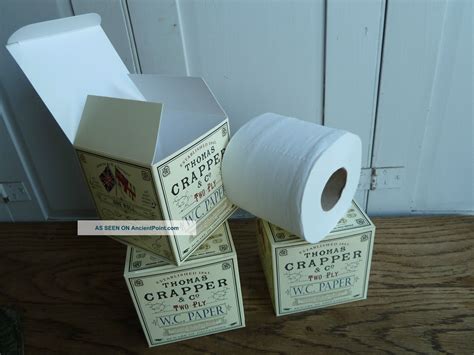 3 Thomas Crapper Toilet Paper (& Boxed)