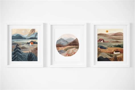 Mix and Match Set of Three Art Prints Home Decor Nursery - Etsy