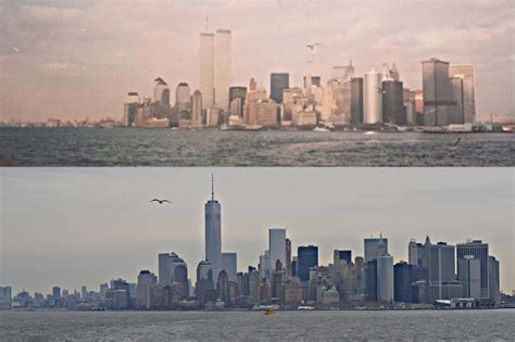 Same Spot, Different Photo: Daughter Mirrors Mother’s NYC Trip | National September 11 Memorial ...