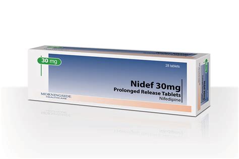 Nidef (Nifedipine) Tablets Branded Medicine | Morningside Pharmaceuticals