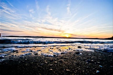 Black Beach at sunset. | Natural landmarks, Outdoor life, New brunswick