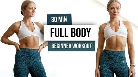 30 MIN FULL BODY HIIT Workout For Beginners – No Equipment, No Repeat ...