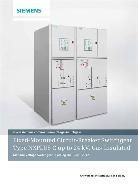 Fixed-Mounted Circuit-Breaker Switchgear Type ... - Siemens Energy