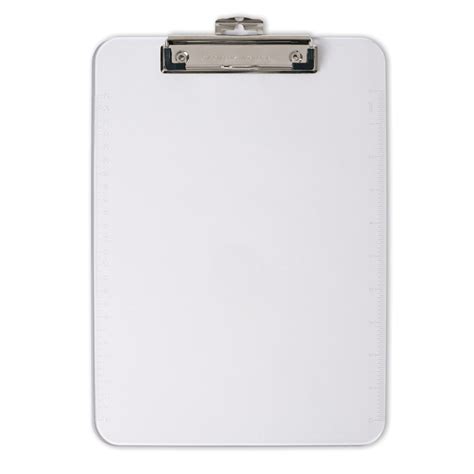 Plastic Clipboard, Clear - CHL89710 | Charles Leonard | Clipboards