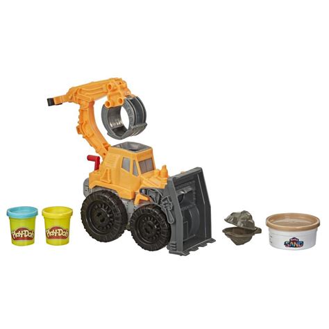 Play-Doh Wheels Front Loader Toy Truck with Non-Toxic Play-Doh Sand Compound and Classic Play ...