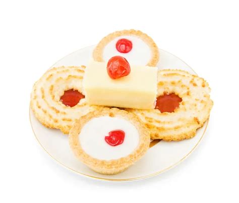 Jam and coconut biscuits — Stock Photo © Eireann #3391666