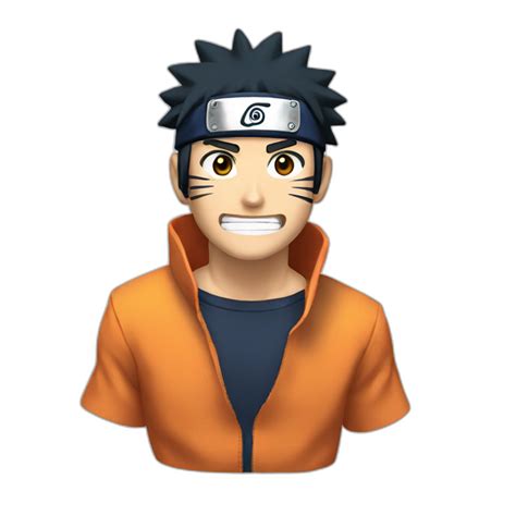 shooked naruto emoji | AI Emoji Generator