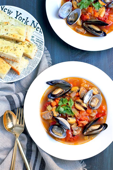 Fresh Clam and Mussel Stew - Two of a Kind