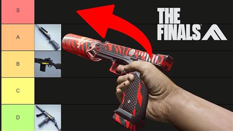 The FINALS - BEST Weapons Tier List (All Classes) - YouTube