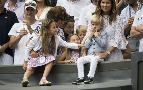 Roger Federer’s 2 Sets Of Twins Steal Spotlight At Men’s Wimbledon ...