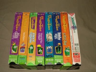 10 Veggie Tales Christian VHS Collection Lot