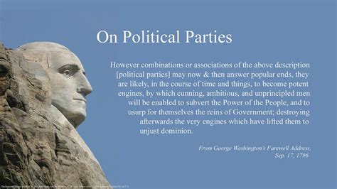 George Washington Quotes On Political Parties | Wallpaper Image Photo