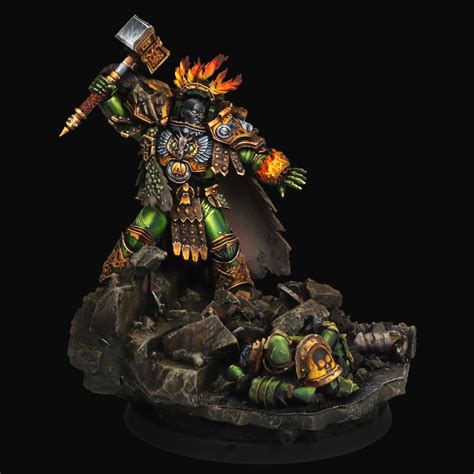 Vulkan Primarch of the Salamanders by Vincenzo "Miniature's Den ...