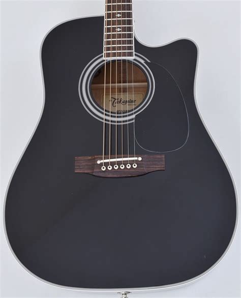 Takamine EF341SC Legacy Series Acoustic Guitar in Black B Stock - TAKE