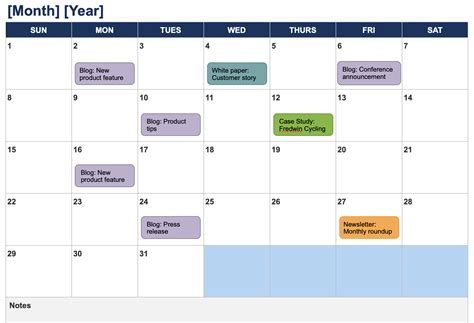 6 Marketing Calendar Templates [Free Downloads] | Aha! software