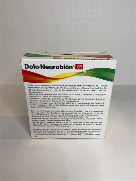 Dolo-Neurobion XR - 60 Tabs – Latin Beauty Product LLC